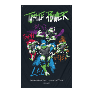 Teenage Mutant Ninja Turtles Drapeau de la puissance de la tortue