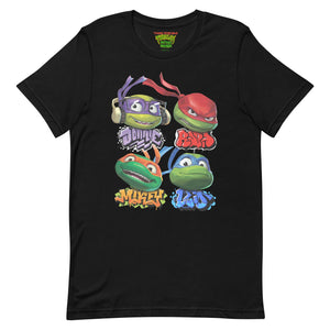 Teenage Mutant Ninja Turtles: Mutant Mayhem Schildkrötenköpfe T-Shirt