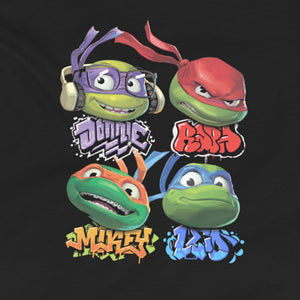 Teenage Mutant Ninja Turtles: Visages de tortues Mutant Mayhem Enfants T-shirt