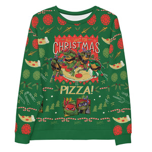 Teenage Mutant Ninja Turtles Christmas Adult Crewneck Sweatshirt