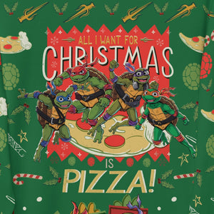 Teenage Mutant Ninja Turtles Navidad Adultos Sudadera con cuello redondo