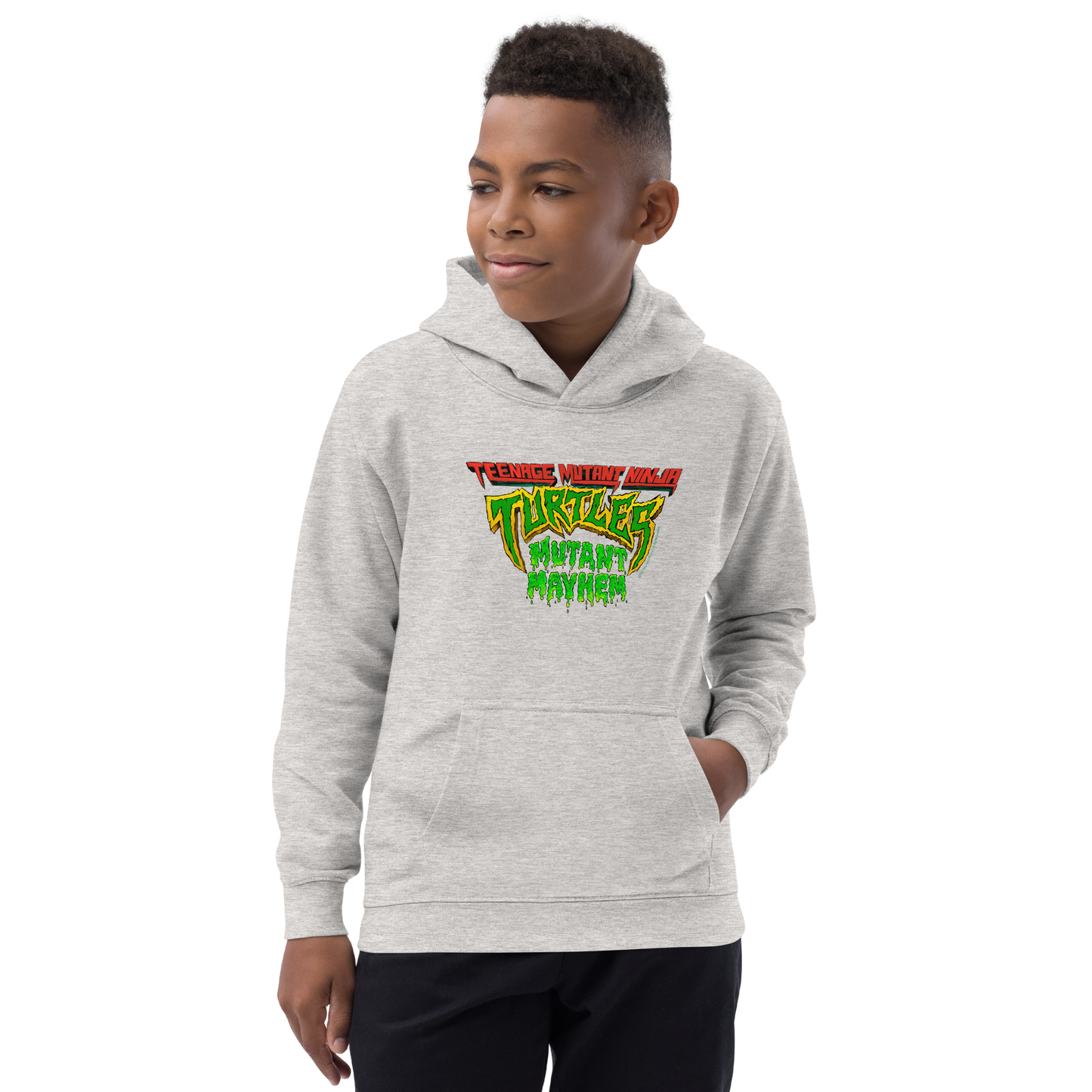 Teenage Mutant Ninja Turtles: Mutant Mayhem Logo Kids Hooded Sweatshirt