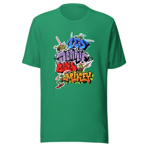 Teenage Mutant Ninja Turtles: Graffiti Mutant Mayhem Adulte T-Shirt à manches courtes