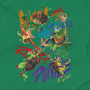Teenage Mutant Ninja Turtles: Mutant Mayhem Pizza Niños Camiseta