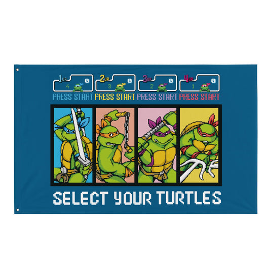 Teenage Mutant Ninja Turtles Select Your Turtles Flag