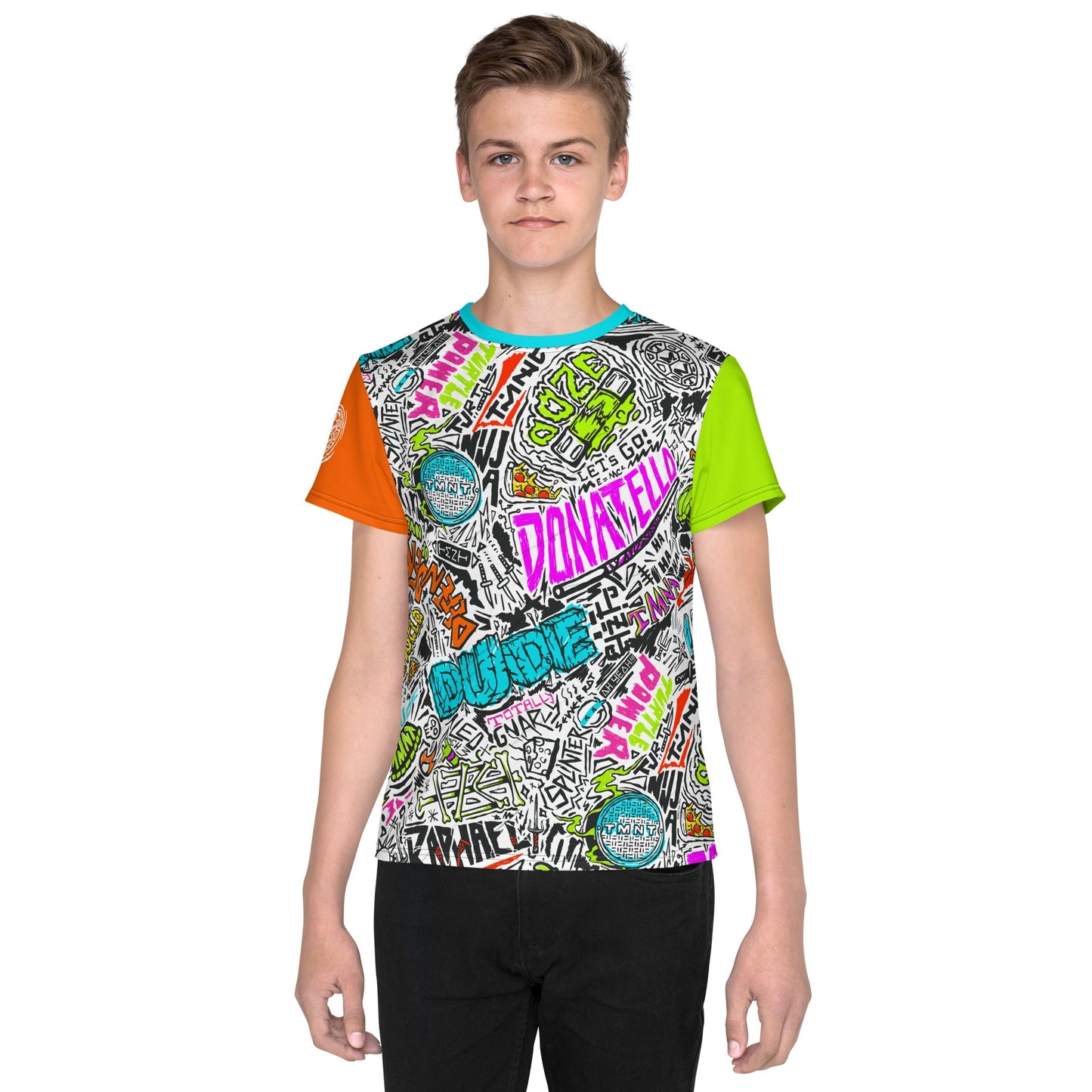 Teenage Mutant Ninja Turtles: Mutant Mayhem Name Sketches Kids T-Shirt