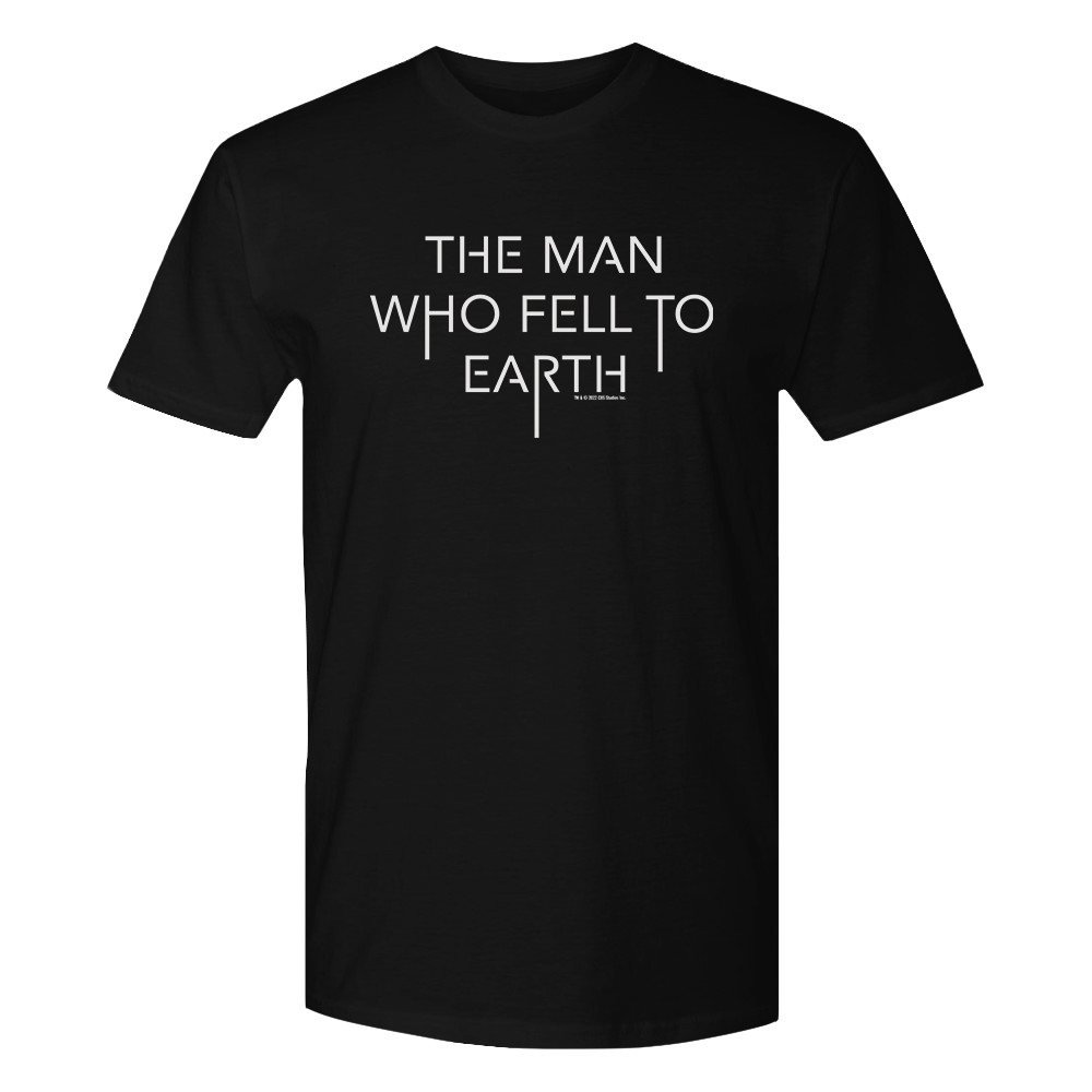 El hombre que cayó a la Tierra Logo Adultos Camiseta de manga corta