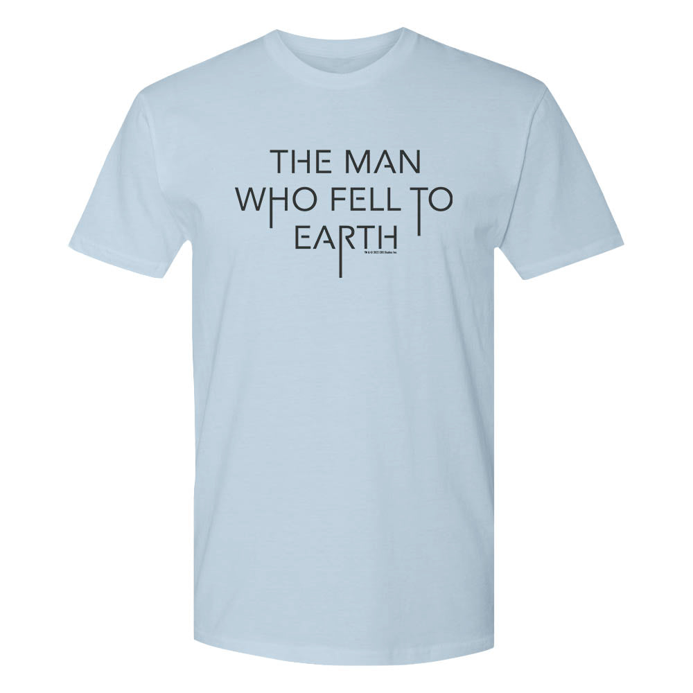 Der Mann, der auf die Erde fiel Logo Erwachsene Kurzärmeliges T-Shirt