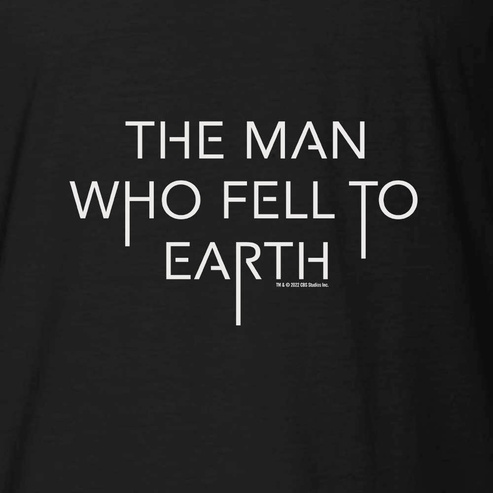 El hombre que cayó a la Tierra Logo Adultos Camiseta de manga corta