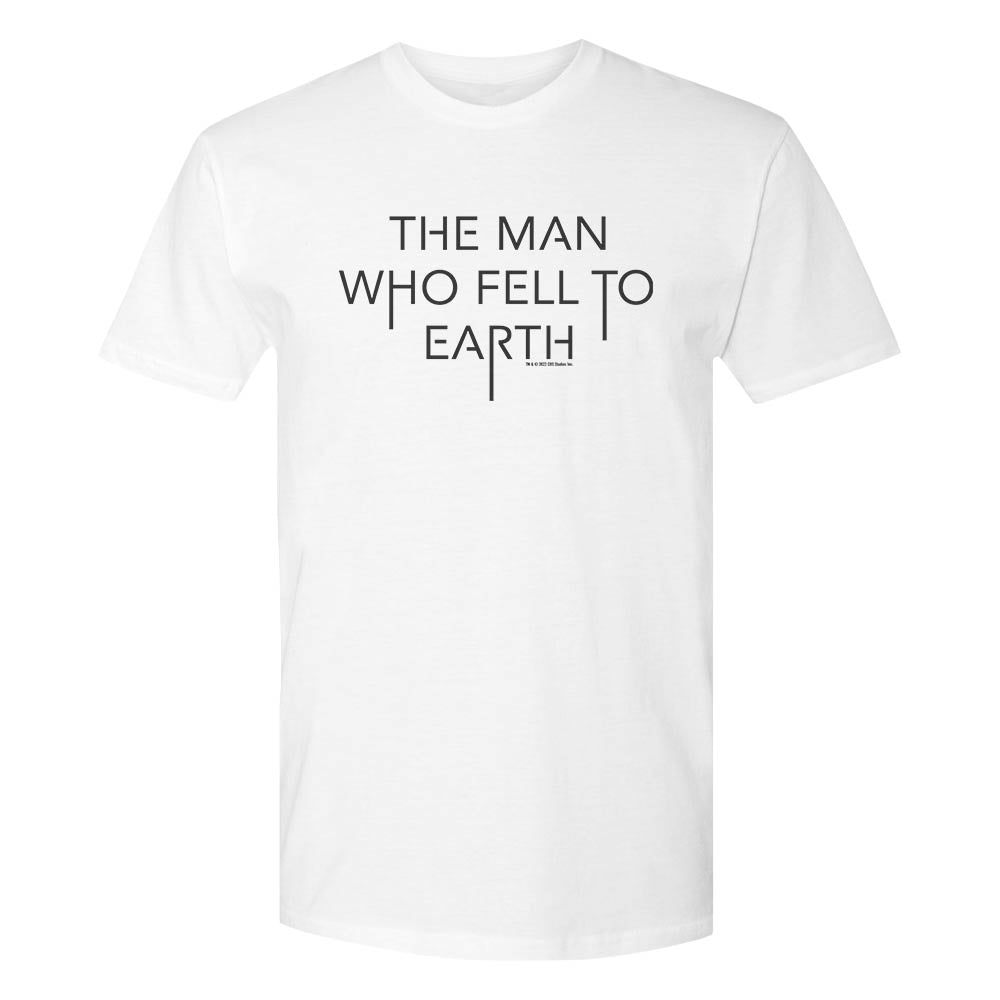 Der Mann, der auf die Erde fiel Logo Erwachsene Kurzärmeliges T-Shirt