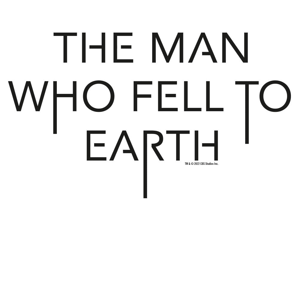 Der Mann, der auf die Erde fiel Logo Unisex Kapuzenpulli
