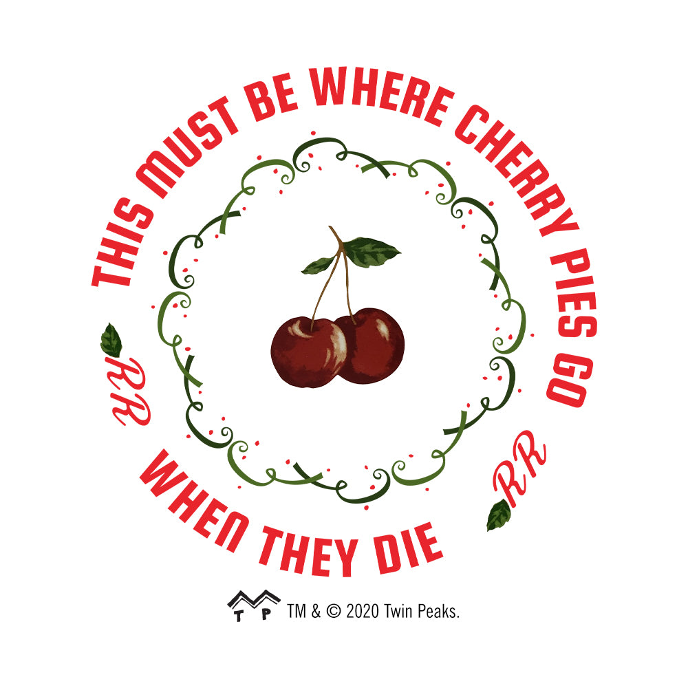 Twin Peaks Mug bicolore "This Must Be Where Pies Go When They Die" (C'est là que les tartes vont quand elles meurent)