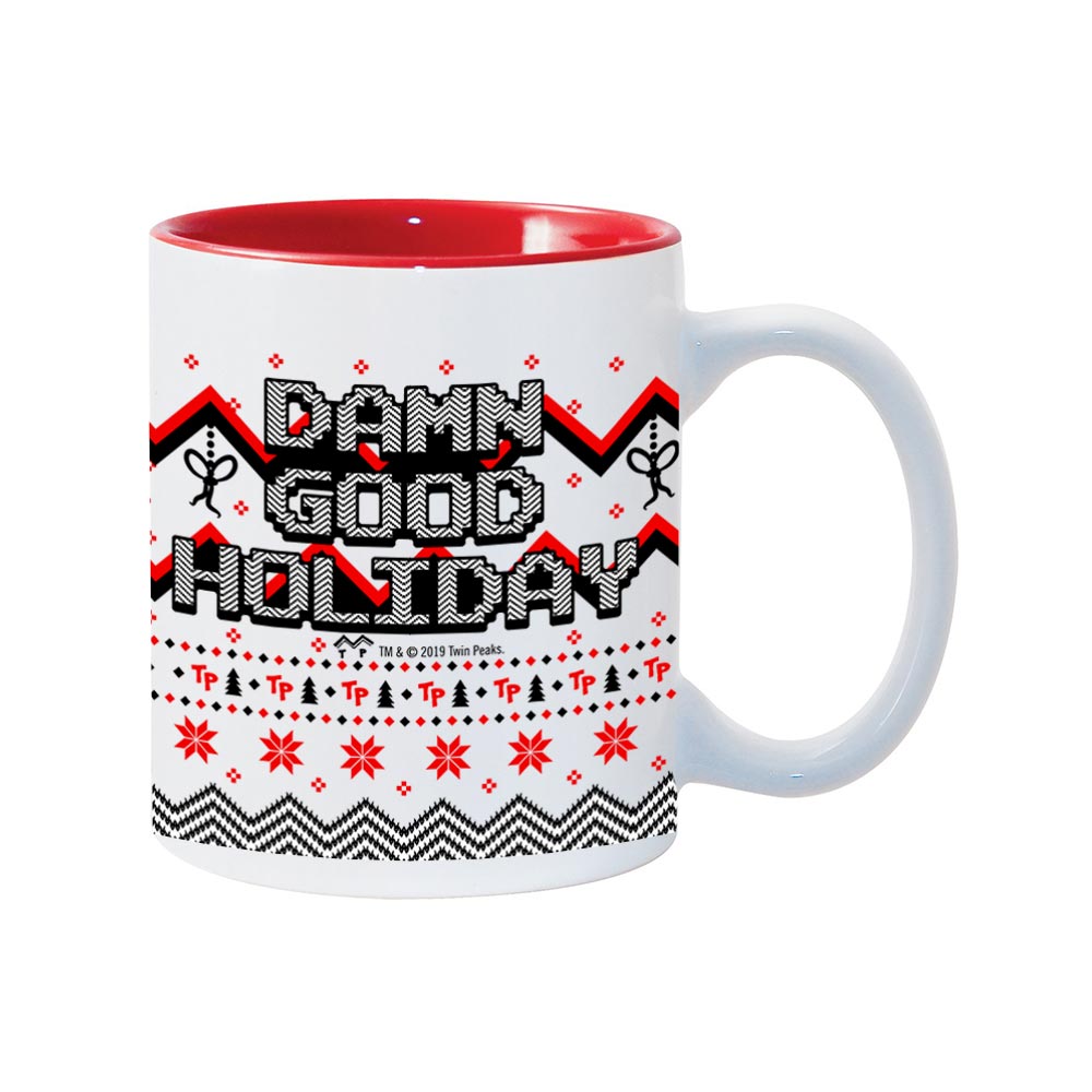 Twin Peaks Damn Good Holiday 11 oz Two-Tone Mug
