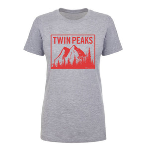 Twin Peaks Mountain Range Women's Short Sleeve T-Shirt
