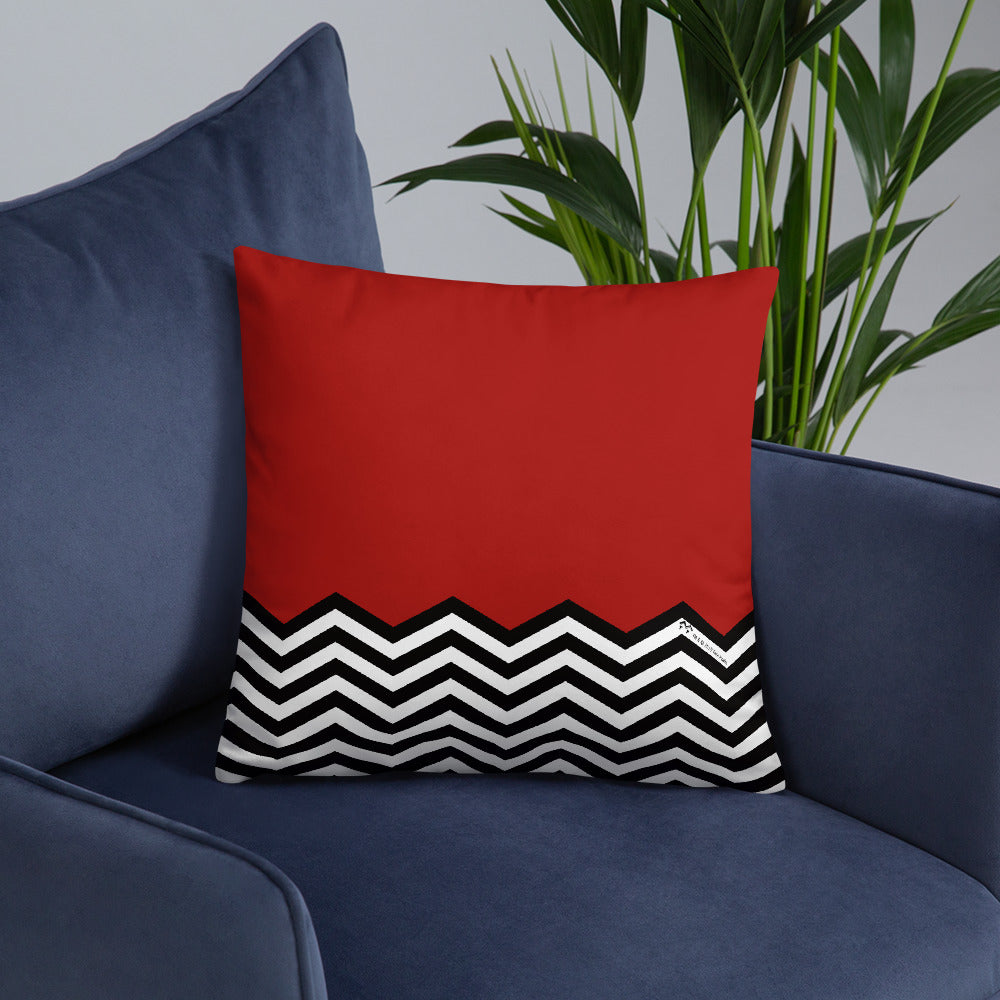 Twin Peaks Red Room Throw Pillow