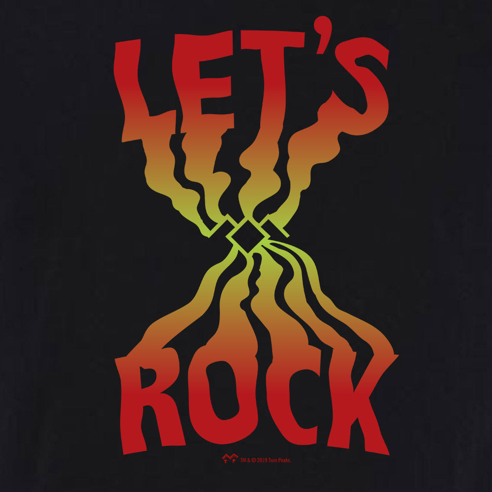 Twin Peaks Tasse noire Let's Rock