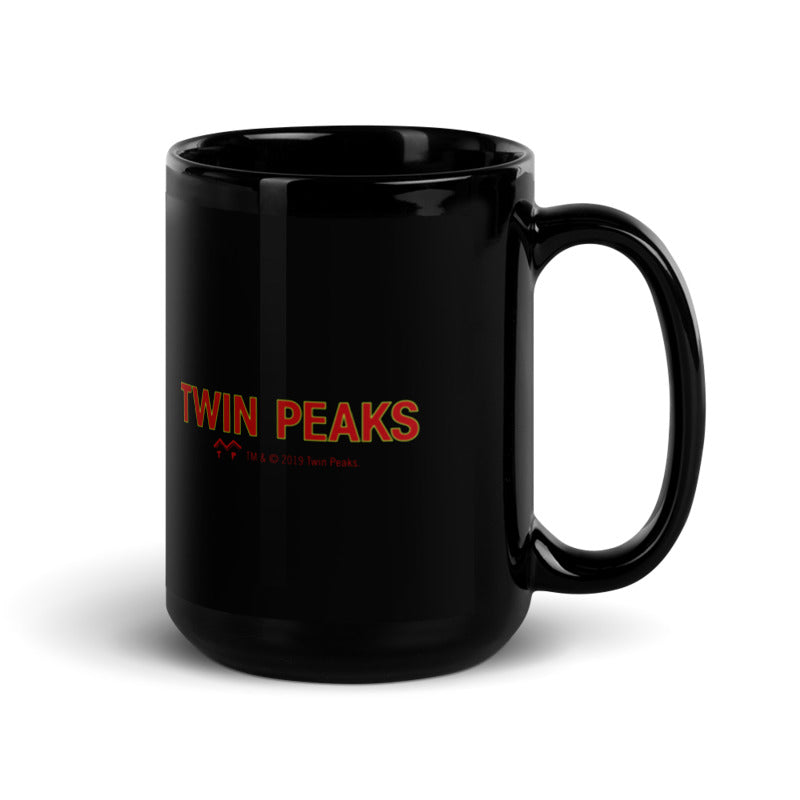 Twin Peaks Let's Rock Black Mug