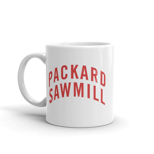 Twin Peaks Packard Sawmill White Mug