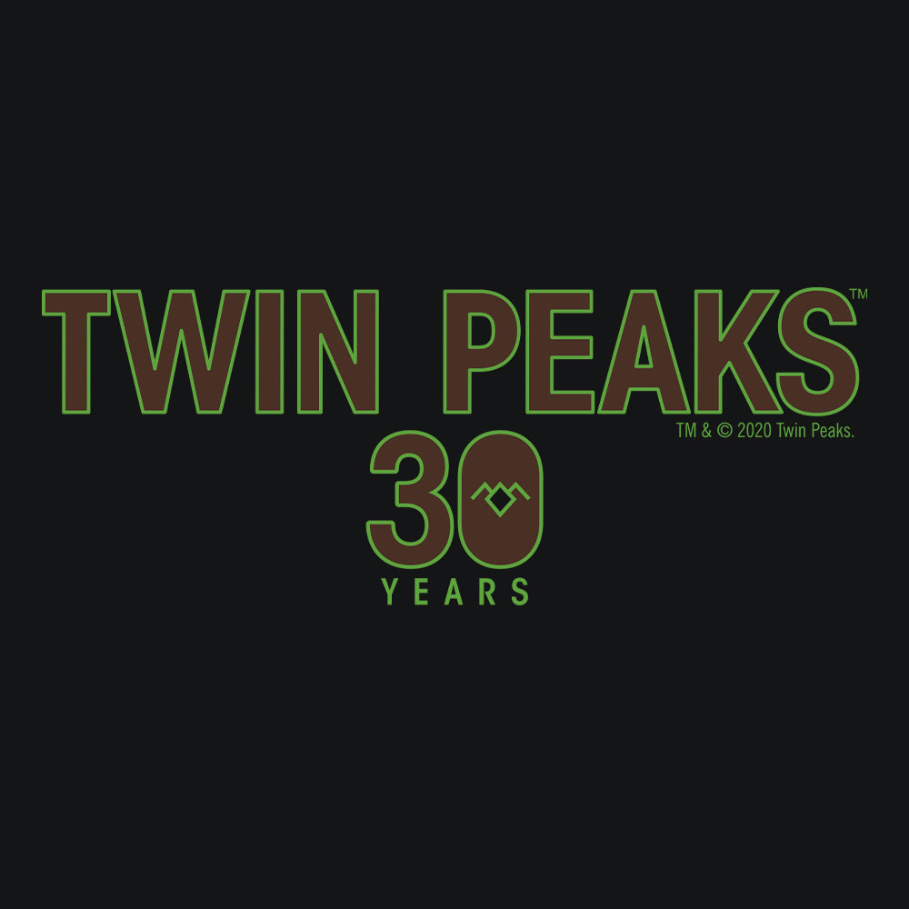 Twin Peaks 30th Anniversary Logo Adult Long Sleeve T-Shirt