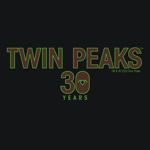 Twin Peaks 30º aniversario Logo MujeresCamiseta Tri-Blend