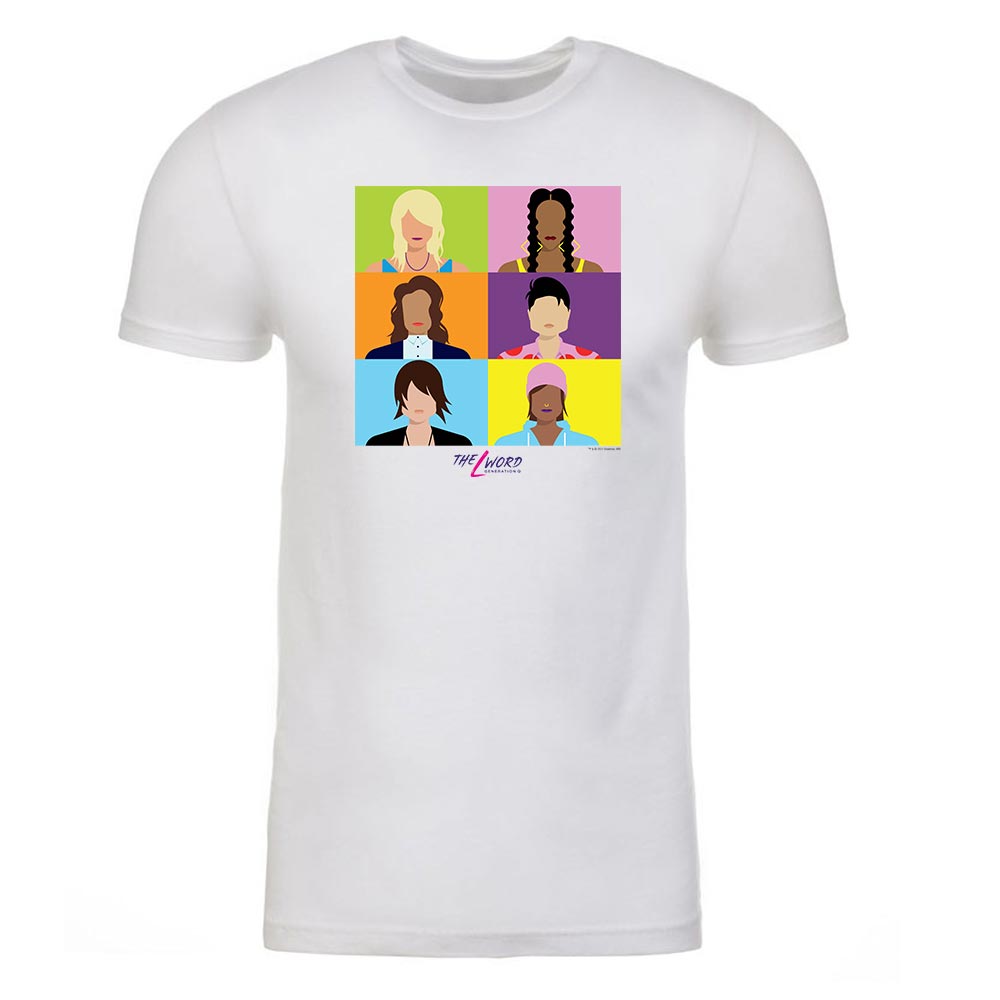 The L Word: Generation Q Faces Adult Short Sleeve T-Shirt