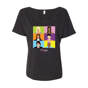 The L Word: Generation Q Faces Women's Relaxed Short Sleeve T-Shirt