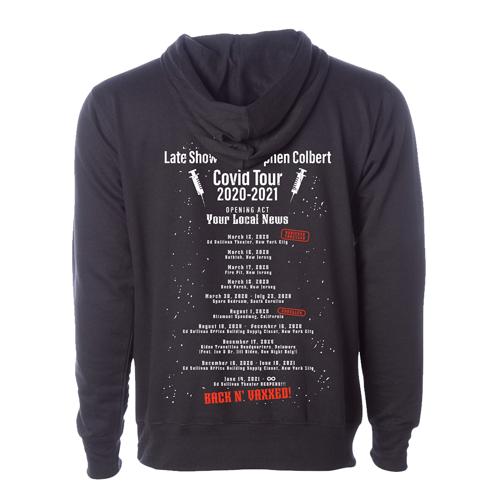 The Late Show Covid Tour Sweatshirt mit Kapuze