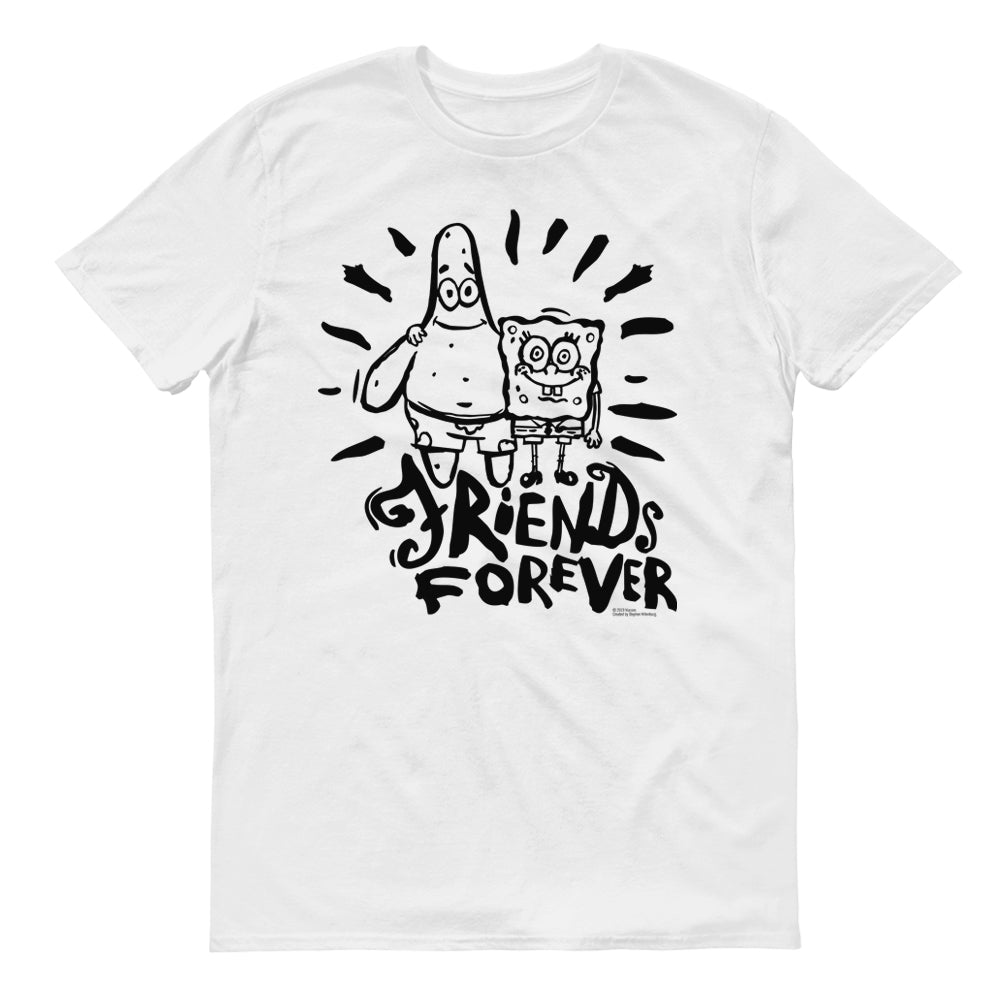 T-shirt à manches courtes "Friends Forever" de Bob l'éponge