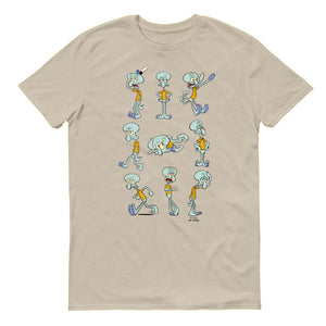 Squidward Feelin' Moody T-Shirt mit kurzen Ärmeln