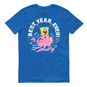 Méduse de la meilleure année de Bob l'éponge Adulte T-Shirt à manches courtes