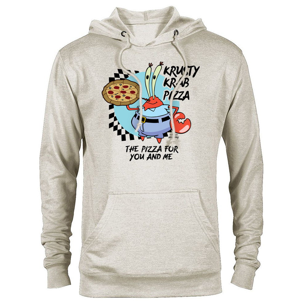 SpongeBob Schwammkopf die Krusty Krabbe Pizza leichtes Sweatshirt mit Kapuze