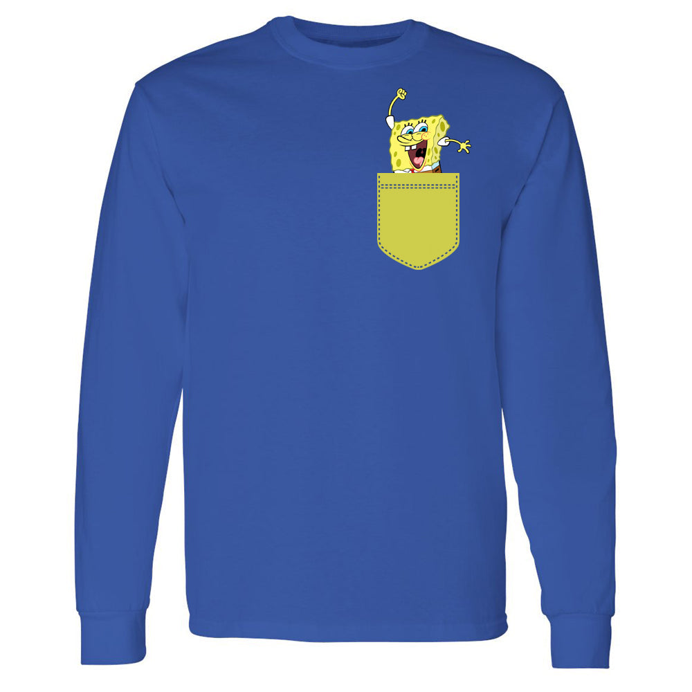 Spongebob Schwammkopf Tasche 20. Jahrestag Erwachsene Langärmeliges T-Shirt