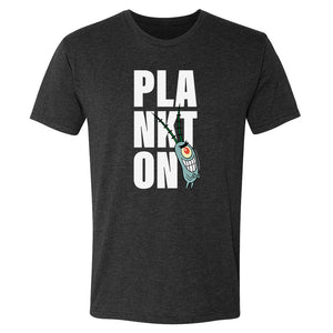 Plankton Big Name Tri-Blend T-Shirt mit kurzen Ärmeln