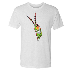 Plankton Schemer Tri-Blend T-Shirt mit kurzen Ärmeln