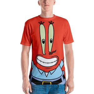 Mr. Krabs Big Face Kurzarm-T-Shirt