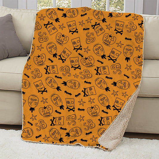 SpongeBob SquarePants Trick-Or-Treat Halloween Sherpa Blanket