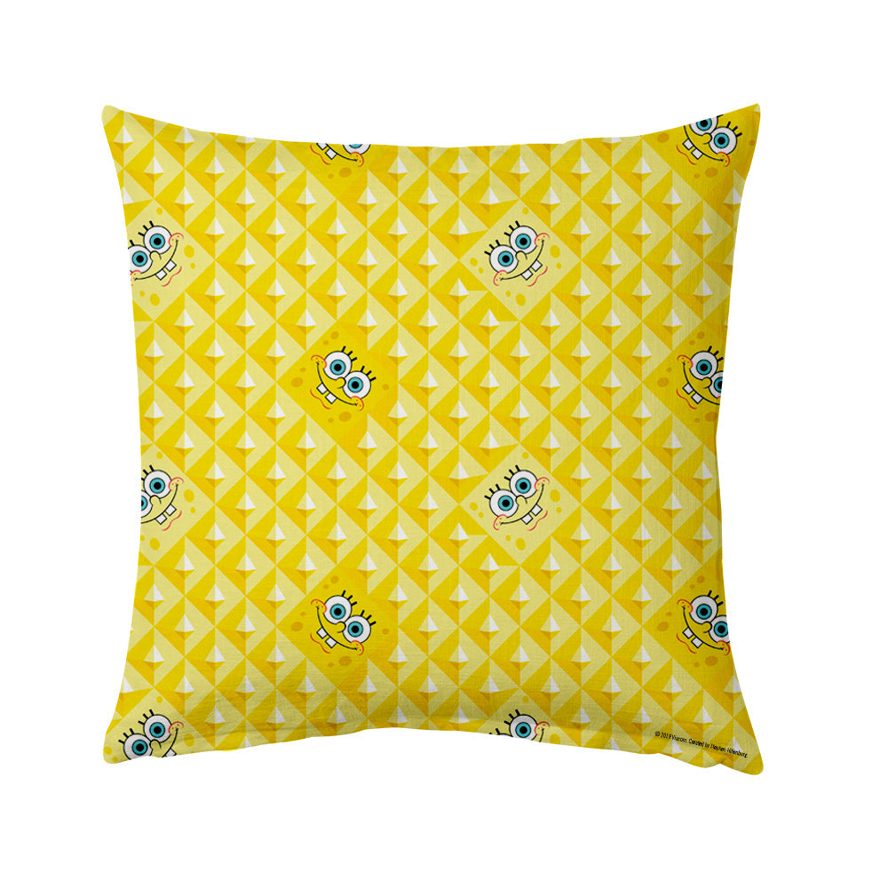 Spongebob Schwammkopf Happy Throw Pillow - 16" x 16"