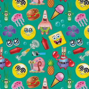 Spongebob Schwammkopf-Emojis Sherpa-Decke