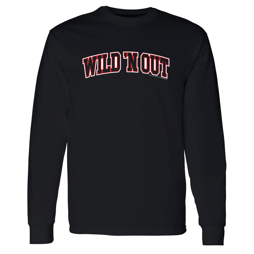 Wild 'N Out arched logo Adult Long Sleeve T-Shirt