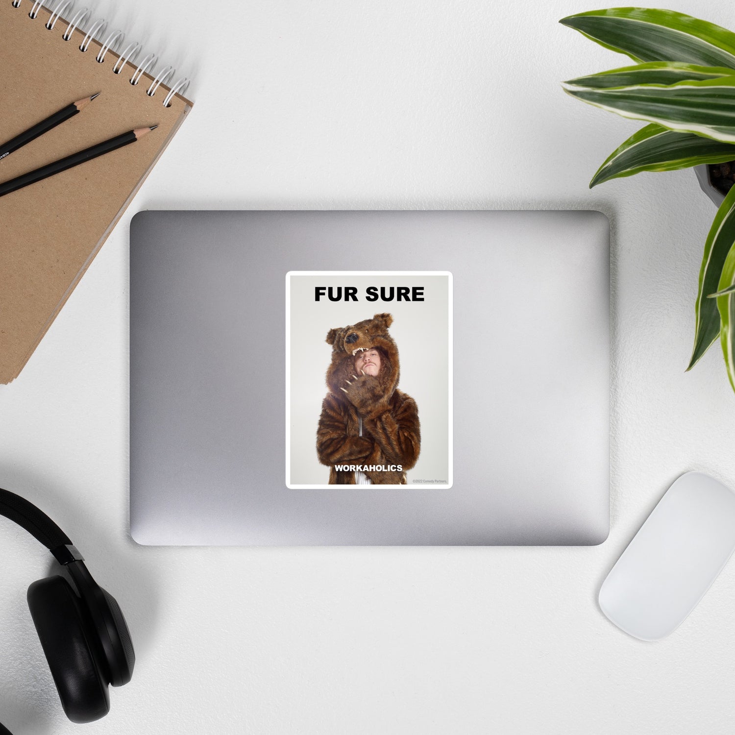 Workaholics "Fur Sure" Die Cut Sticker