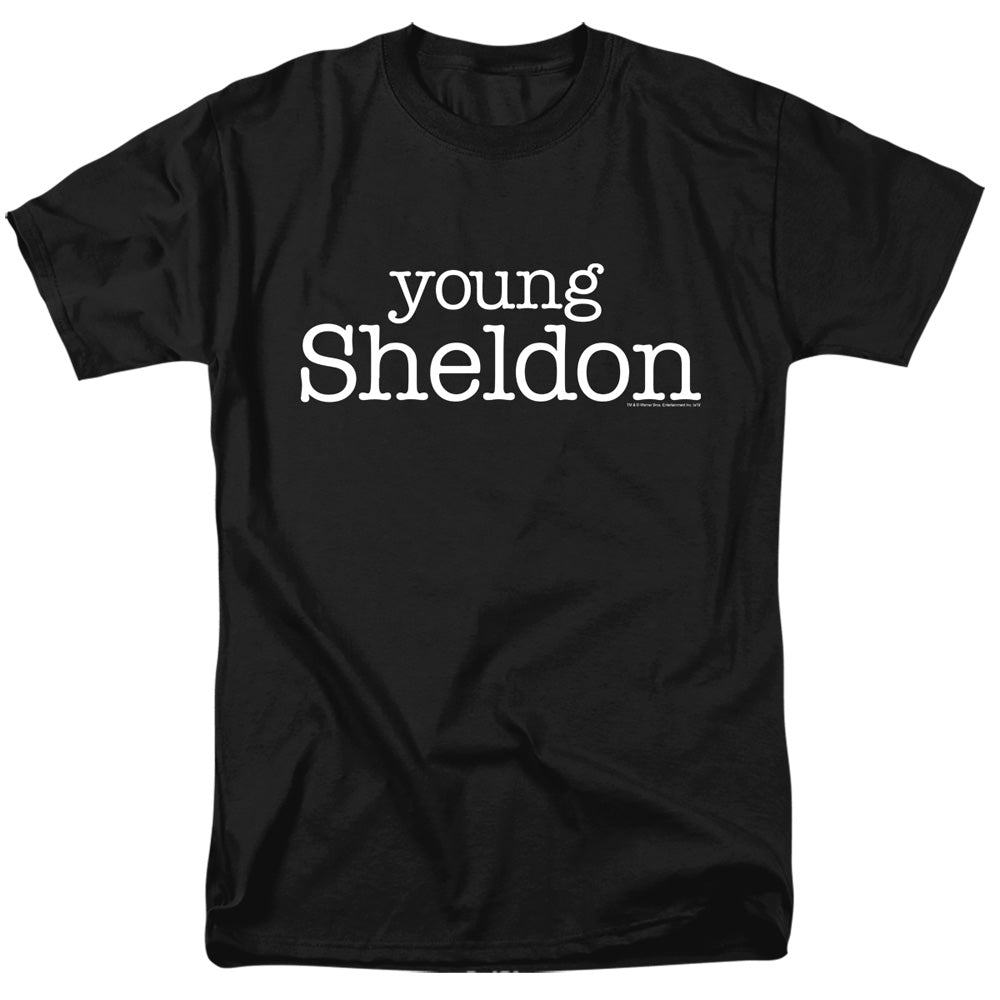 Young Sheldon Logo Adult Short Sleeve T-Shirt