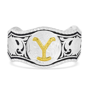 Yellowstone Dutton Y Yellowstone Silver Cuff Bracelet