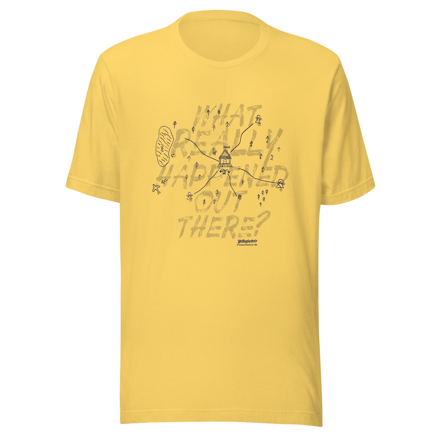 Yellowjackets T-Shirt carte des cabanes