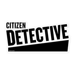 Yellowjackets Citizen Detective Die Cut Sticker