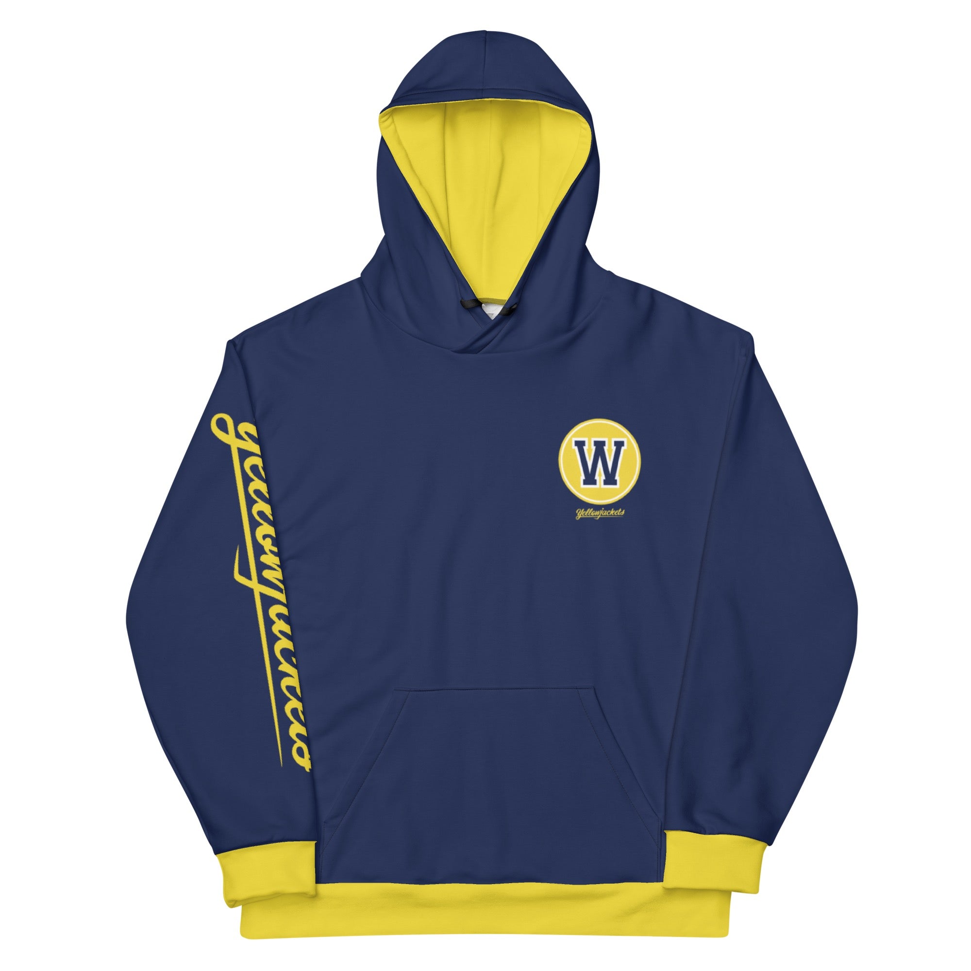 Yellowjackets Varsity-Klasse von '96 Unisex Sweatshirt mit Kapuze