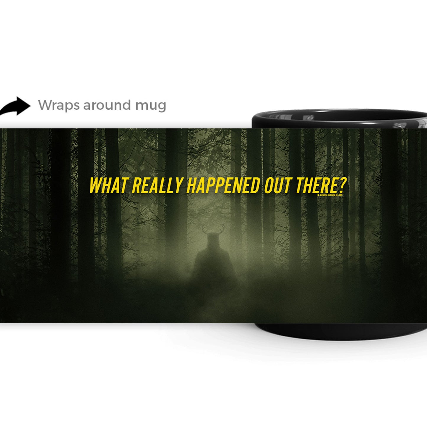 Yellowjackets Mysterious Woods Black Mug