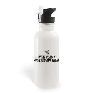 Yellowjackets What Really Happened 20 oz Screw Top Water Bottle with Straw