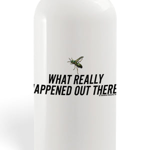 Yellowjackets What Really Happened 20 oz Screw Top Water Bottle with Straw