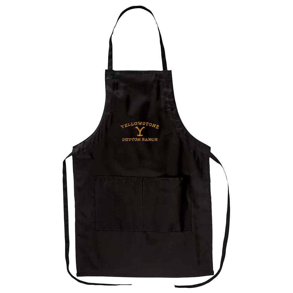 Yellowstone Dutton Ranch Logo Embroidered Apron