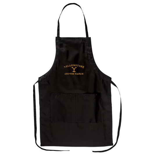 Yellowstone Dutton Ranch Logo Embroidered Apron